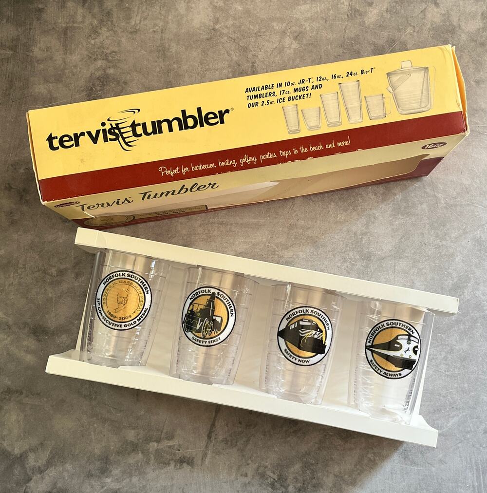 Norfolk Southern 16 oz. Set of Tumblers Still in Box